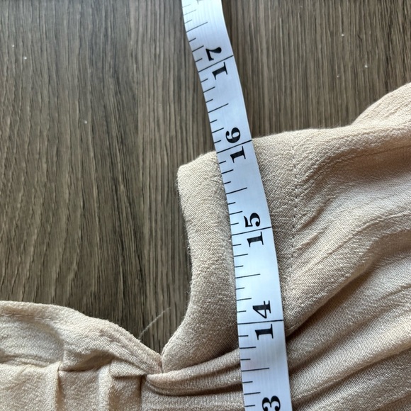 Womens Sweet Wanderer Beige Mini Dress - Picture 6 of 7